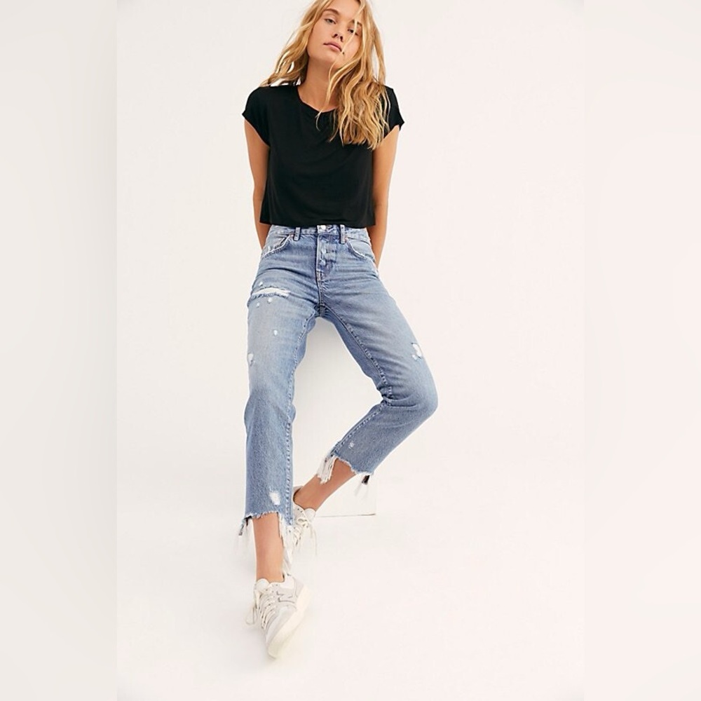 We The Free| ‘Good Times’ Relaxed Distressed Jeans